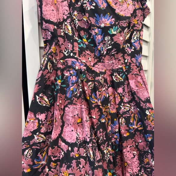 Cleobella Madeline Floral Mini Bubble Hem Dress Medium Like New - Picture 6 of 8